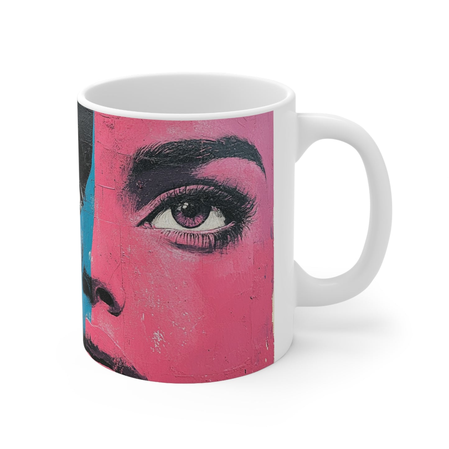 Retro Art Ceramic Coffee Cup mug, 11oz