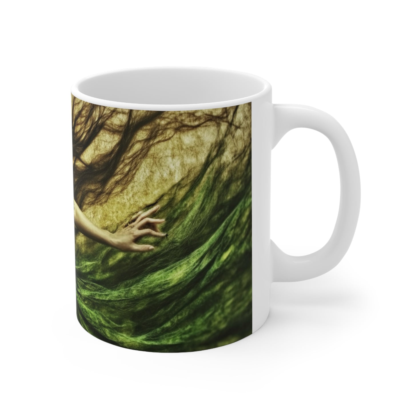Ethereal Figure Ceramic Coffee Cup, 11oz