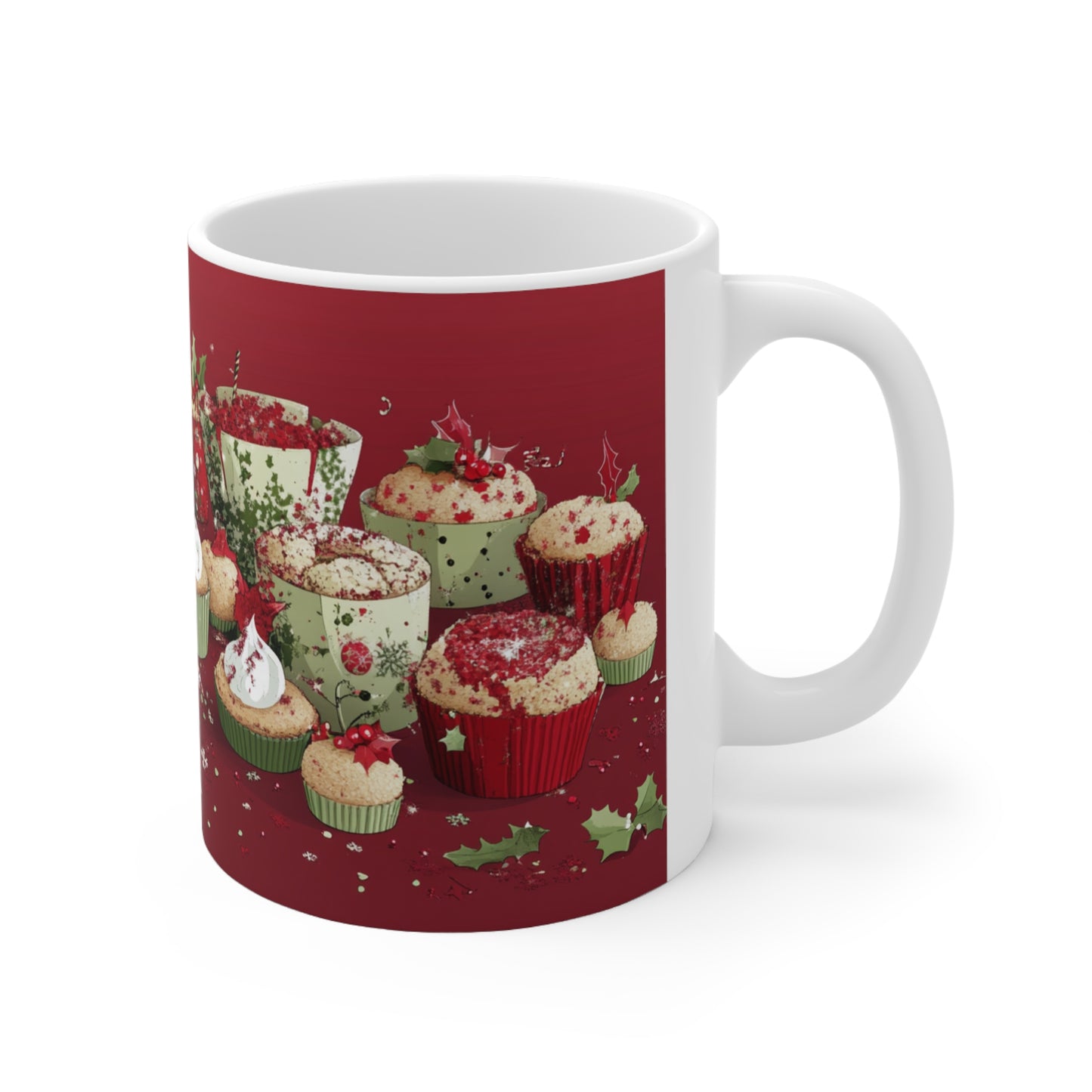 Christmas Treats Ceramic Coffee Cup, 11oz