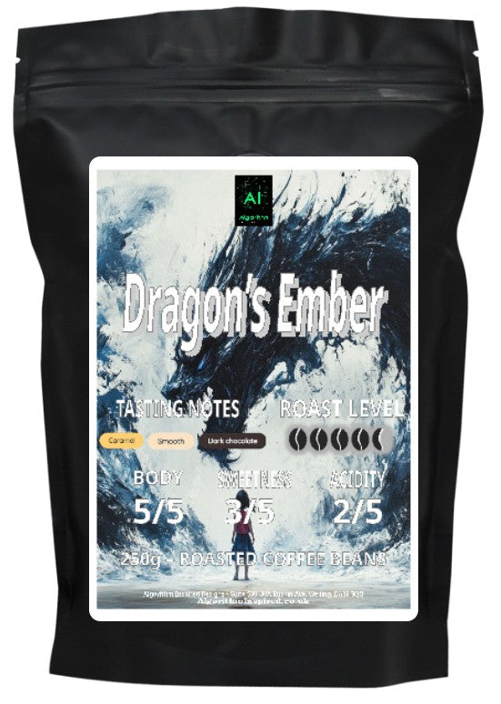 Dragon's Ember - 250g Dark Roasted Coffee Beans