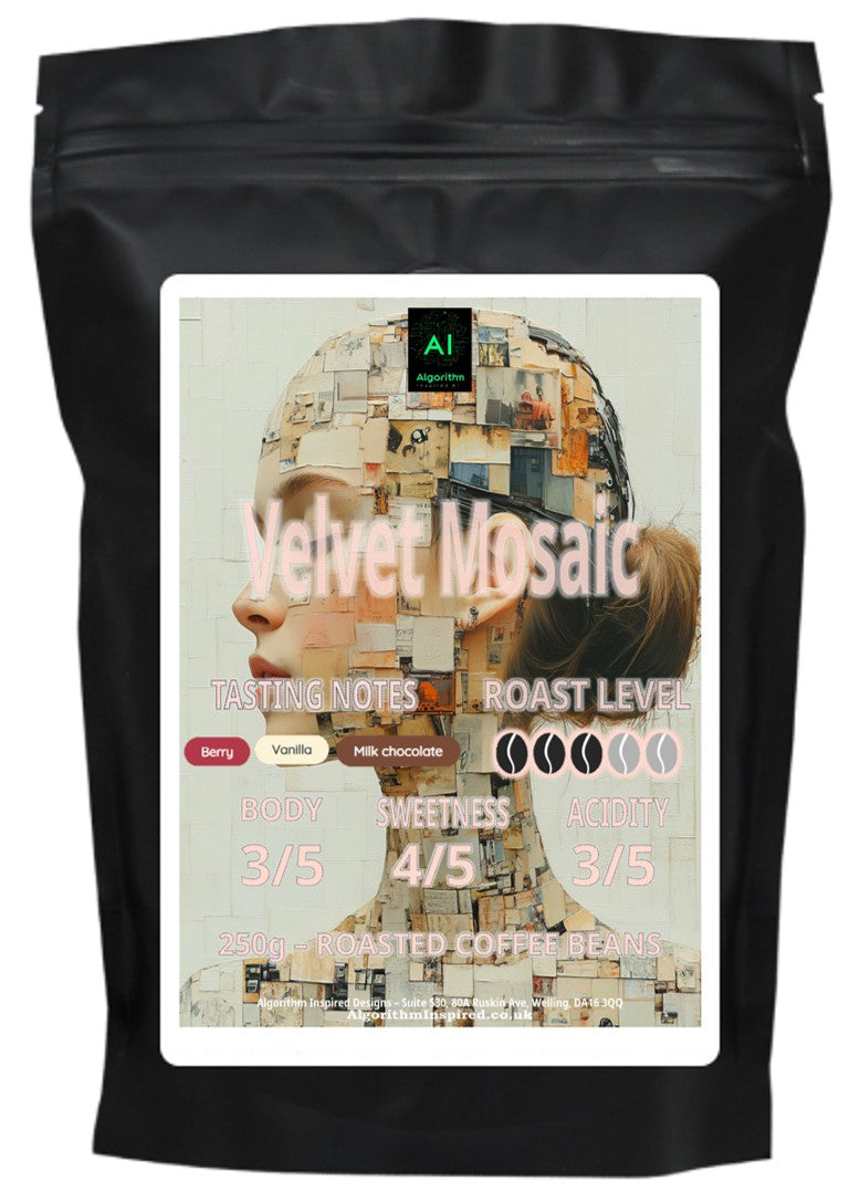 Velvet Mosaic - 250g Sweet Roasted Coffee Beans