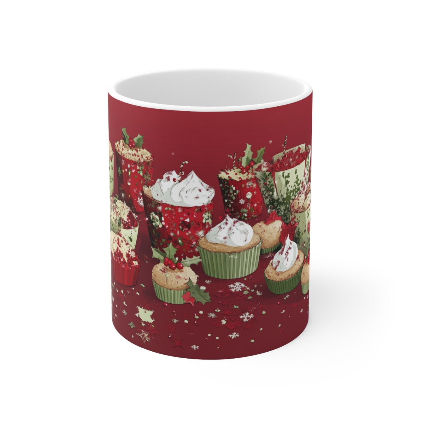 Christmas Treats Ceramic Coffee Cup, 11oz