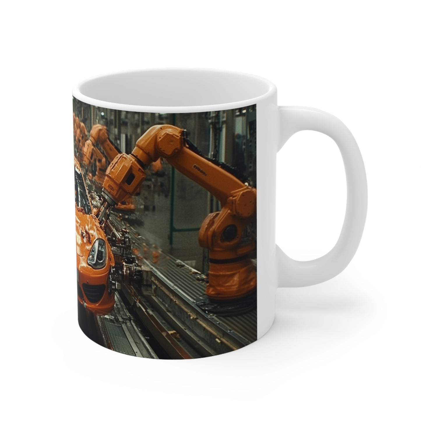 Automotive Manufacture Ceramic Coffee Cups, 11oz