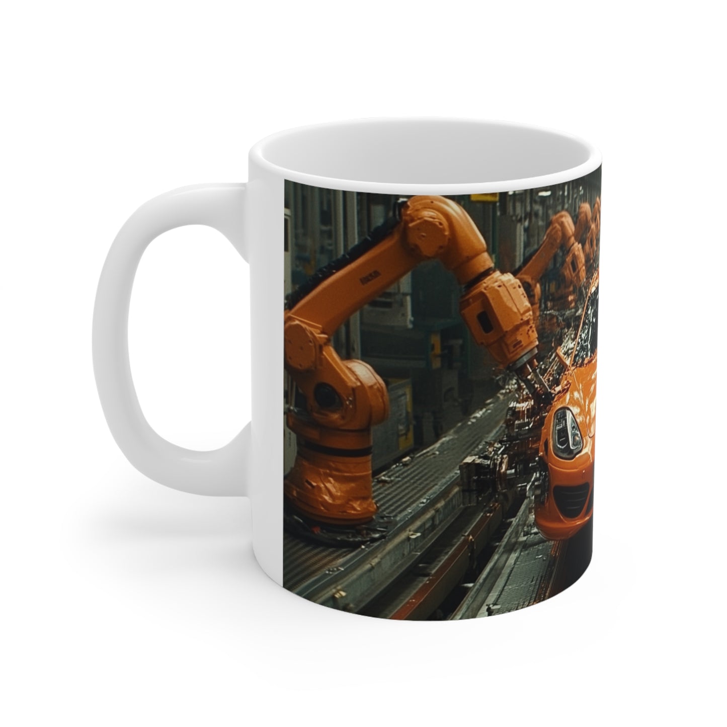 Automotive Manufacture Ceramic Coffee Cups, 11oz