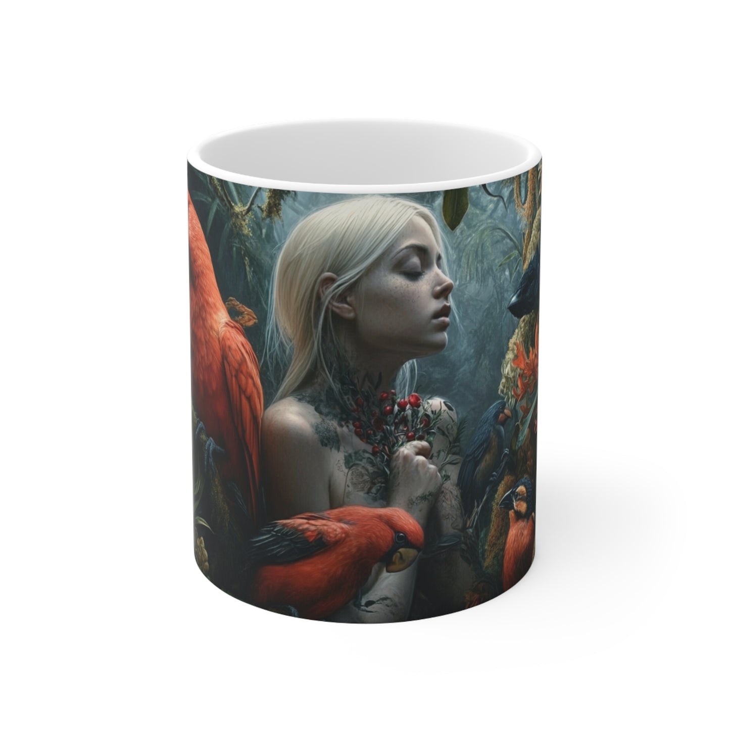 In the Forest Ceramic Coffee Cup mug, 11oz