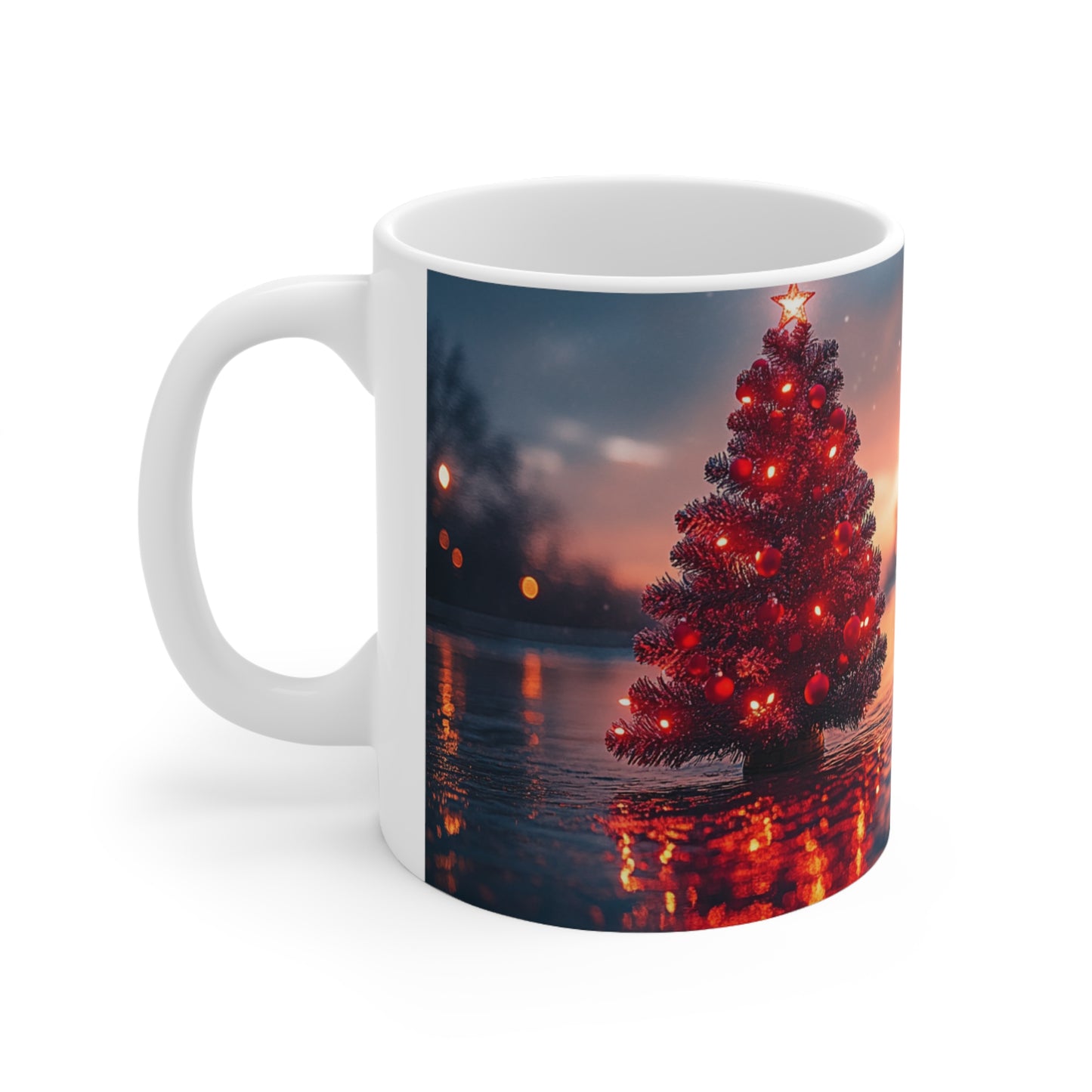 Enchanting Christmas tree Ceramic Coffee Cup, 11oz
