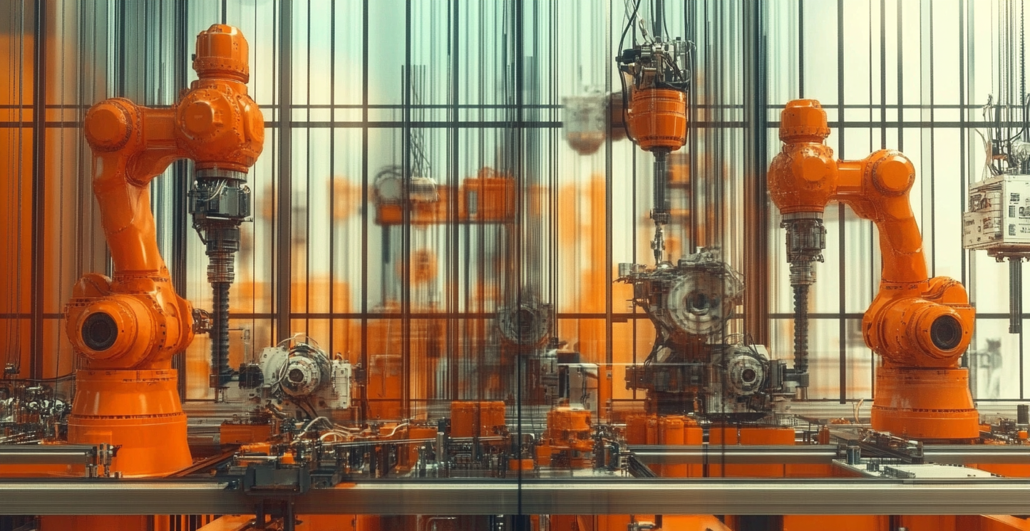 Robotic Industry Ceramic Coffee Cup, 11oz