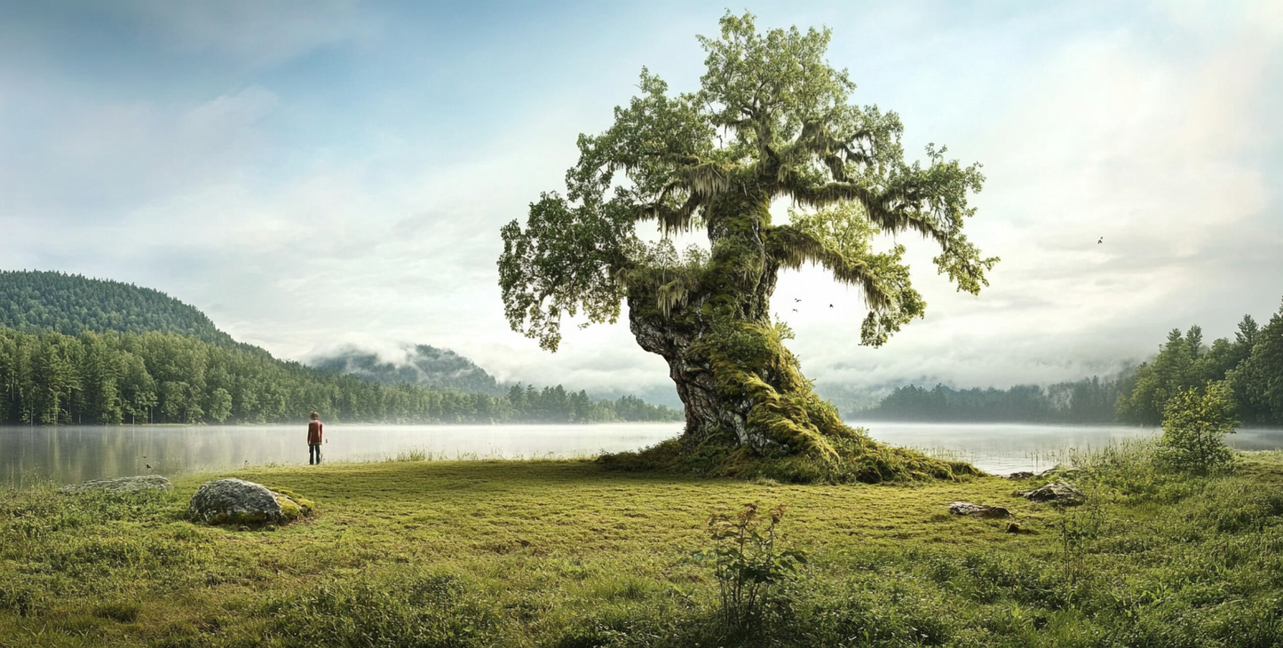 Ancient Tree Ceramic Mug, (11oz)