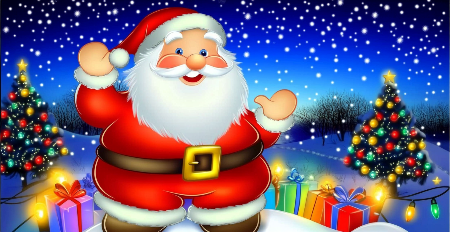 Festive Santa Christmas coffee cup mug Detail