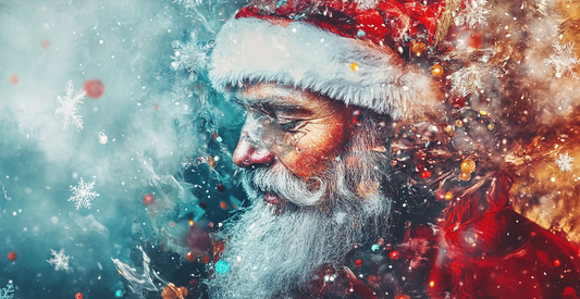 Santa Merry Christmas coffee cup mug Detail