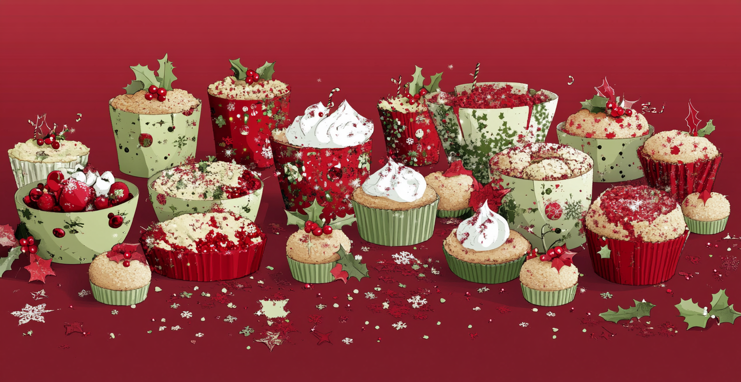 Christmas treats coffee cup mug Detail