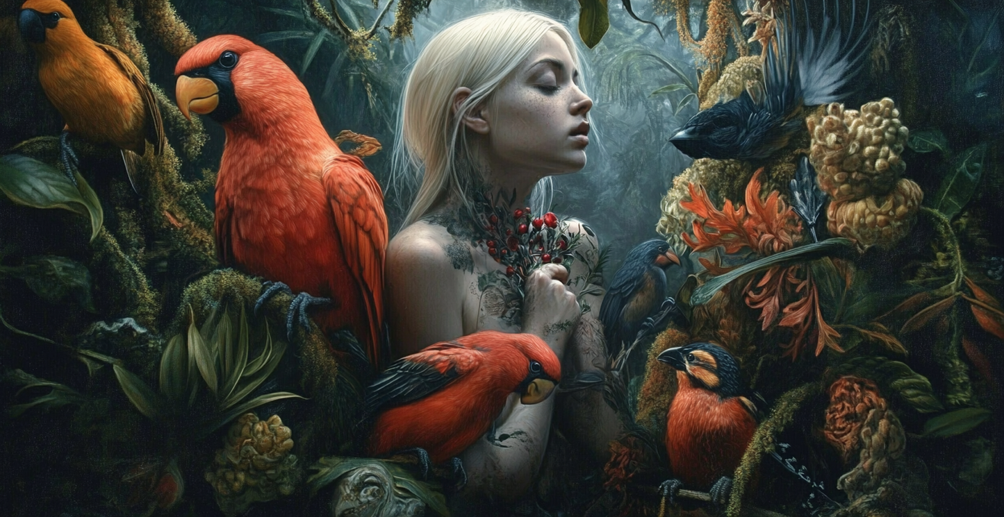 In the Forest coffee cup mug Detail