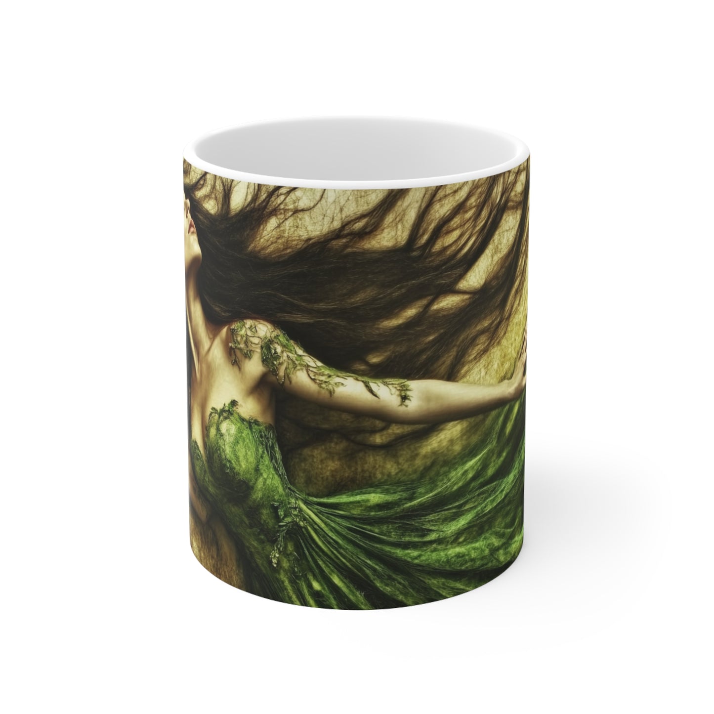 Ethereal Figure Ceramic Coffee Cup, 11oz