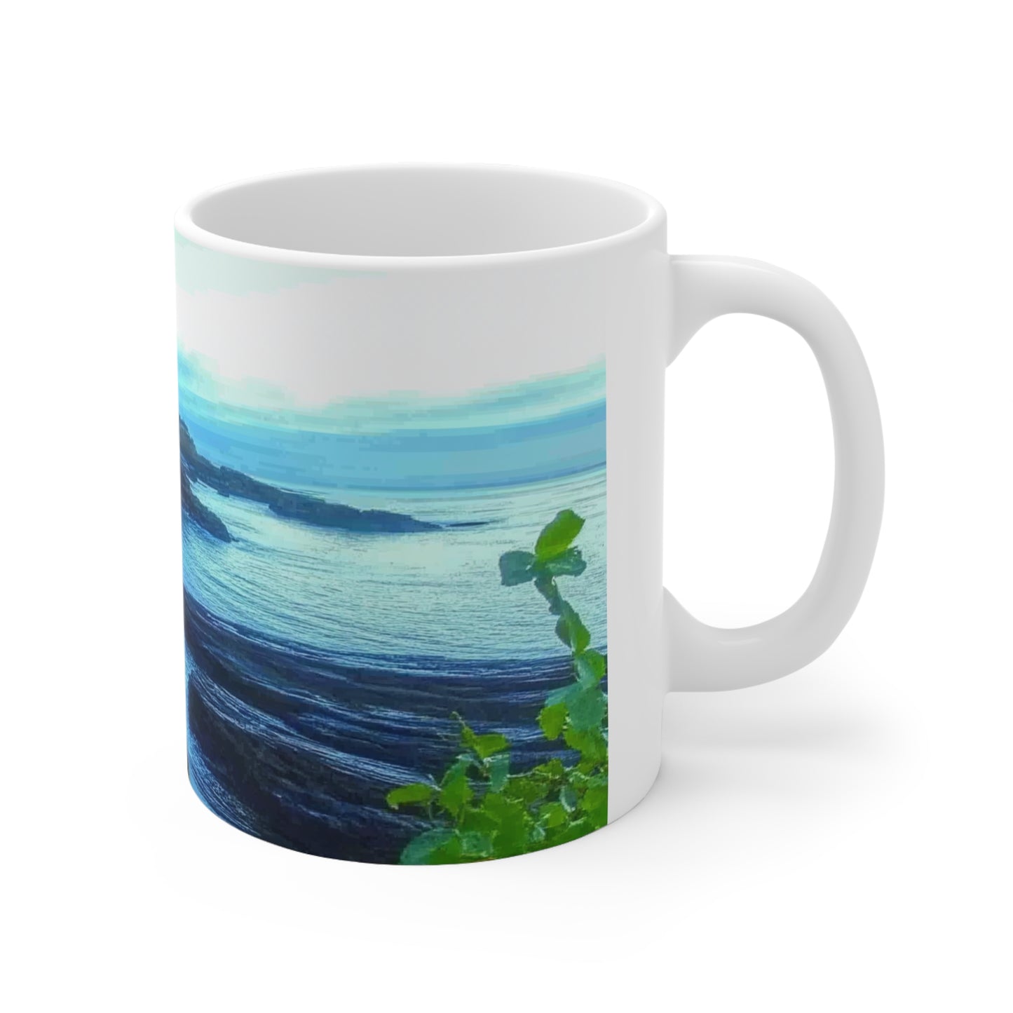 Coastal landscape Ceramic Coffee Cups, 11oz