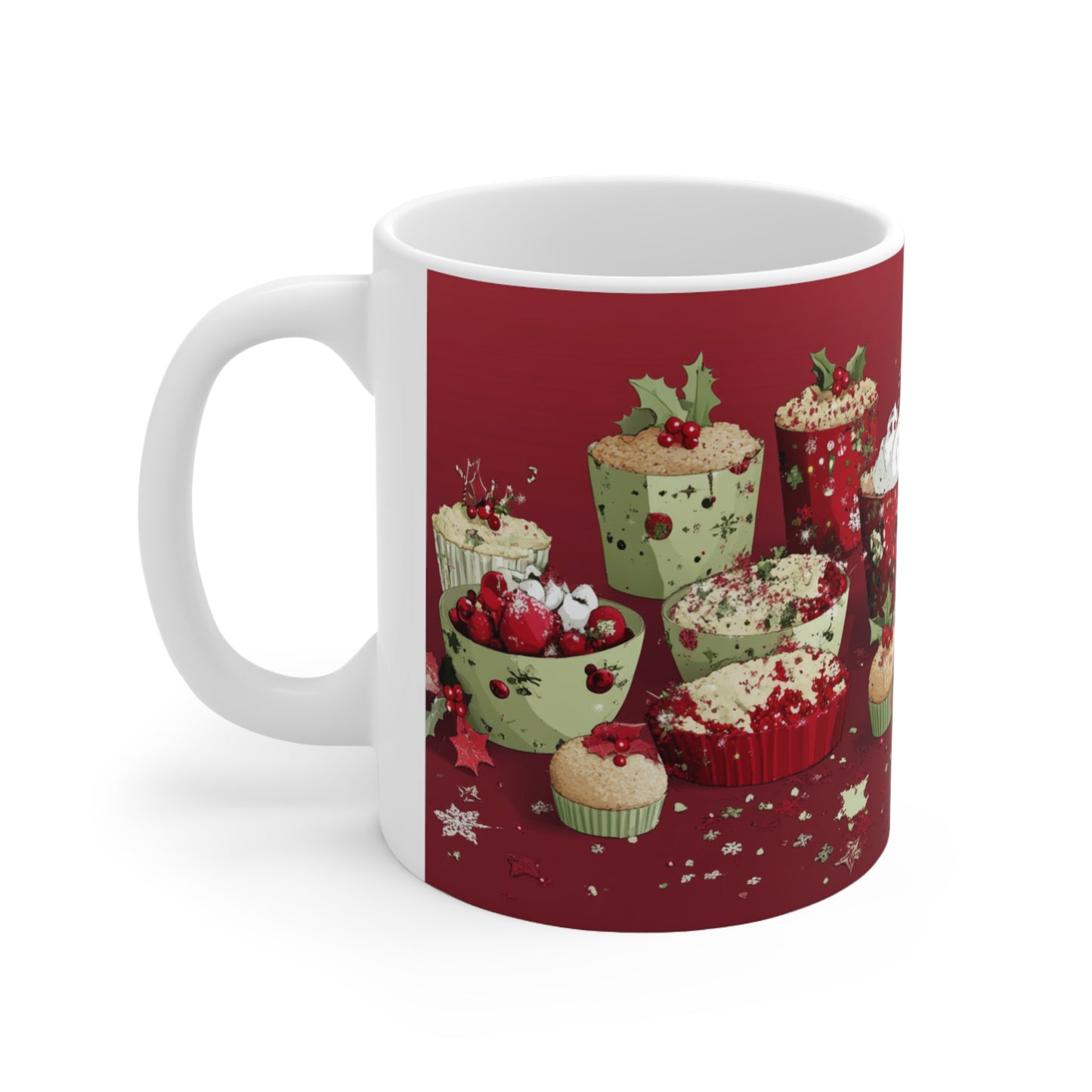 Christmas Treats Ceramic Coffee Cup, 11oz