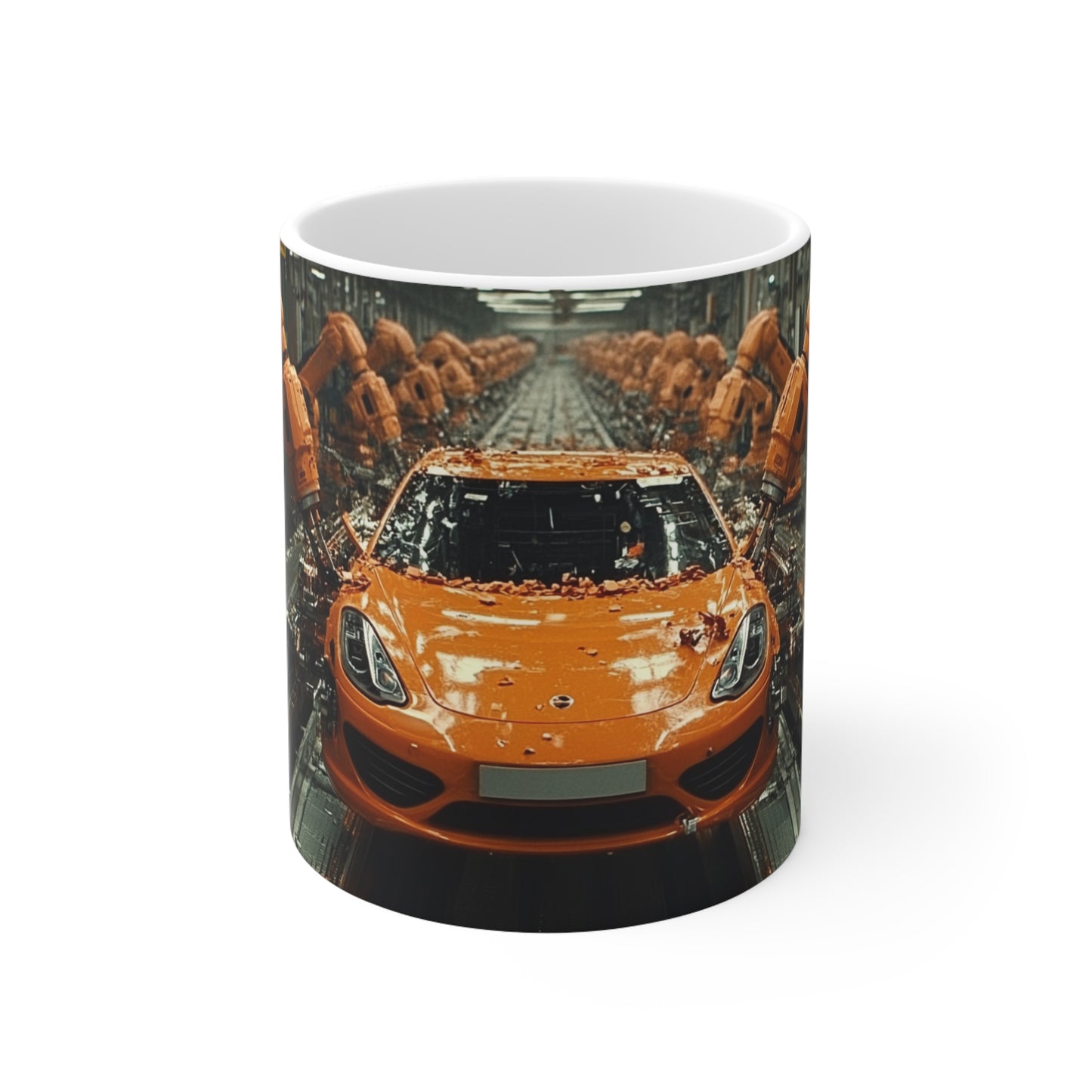 Automotive Manufacture Ceramic Coffee Cups, 11oz