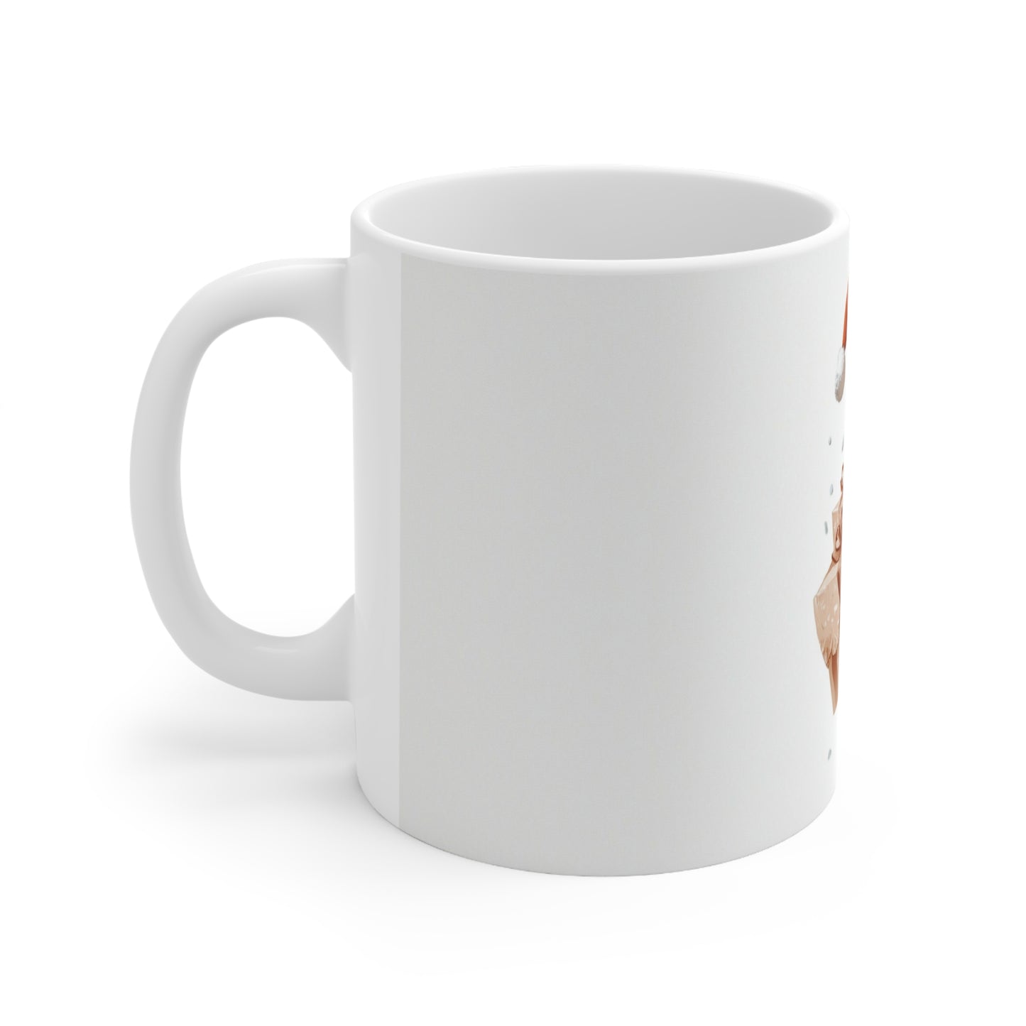 Cartoon Santa Ceramic Coffee Cup, 11oz