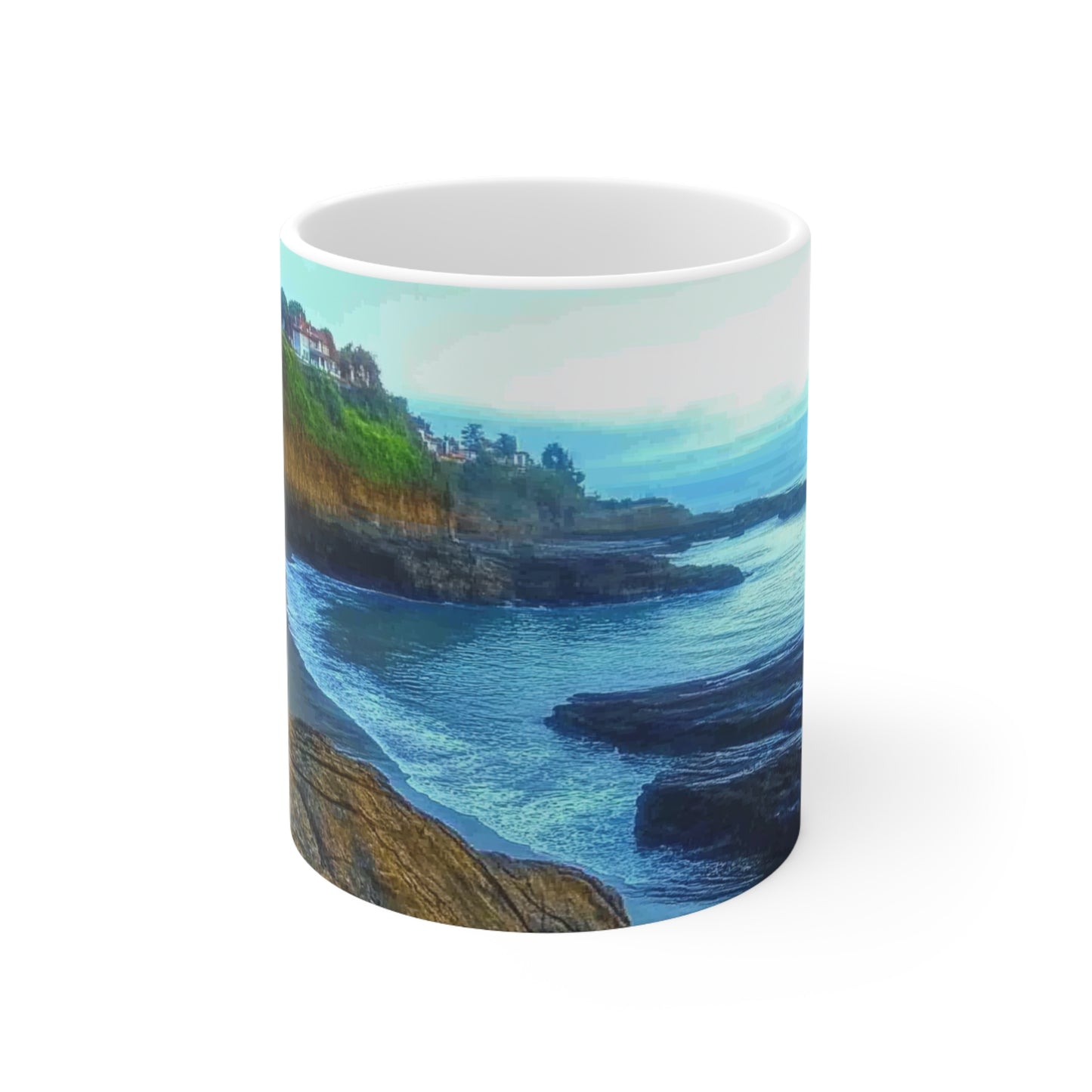 Coastal landscape Ceramic Coffee Cups, 11oz